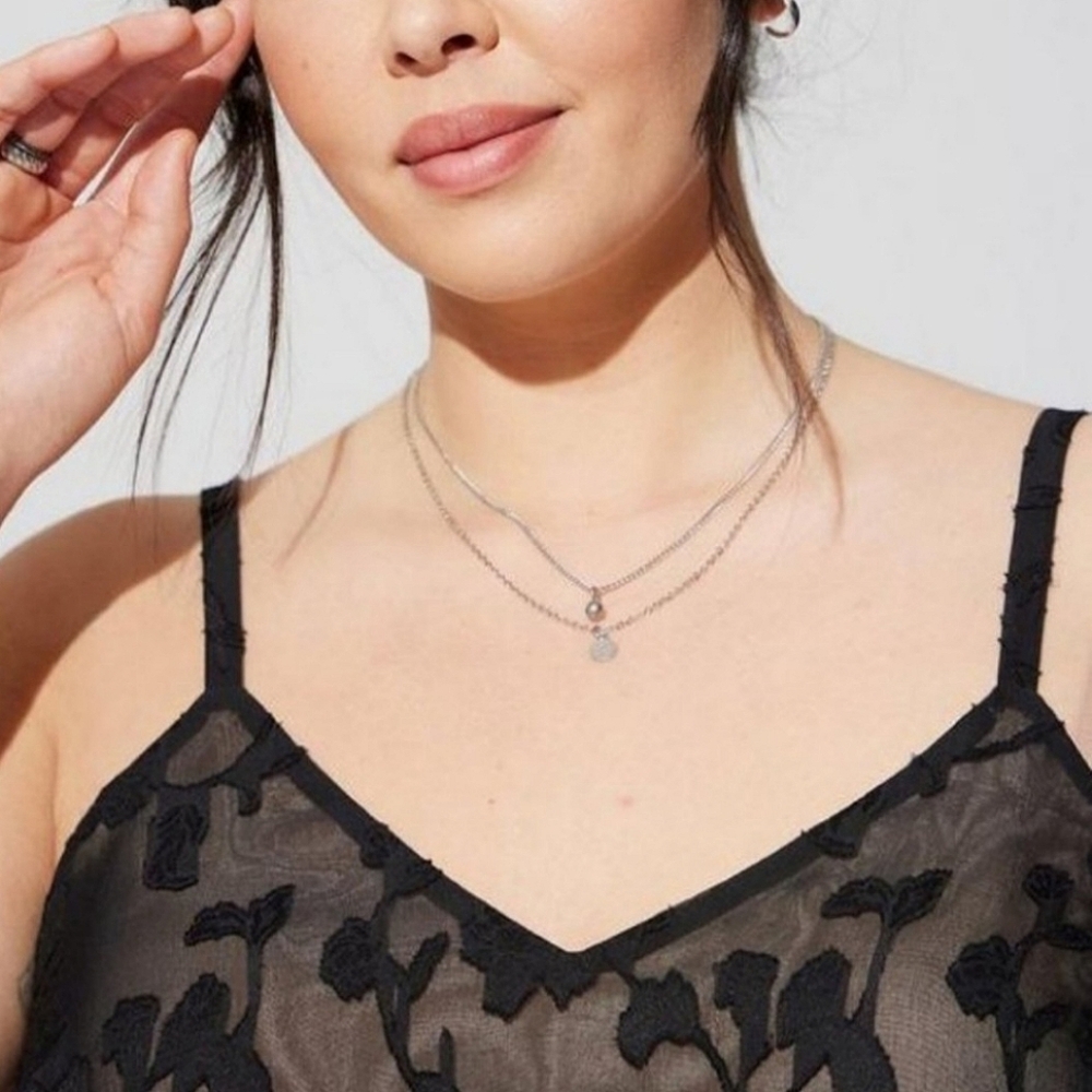 🎉HP🎉 NWT black & tan / nude look floral print Torrid Sophie swing cami 🖤 sz 4 - Picture 4 of 8